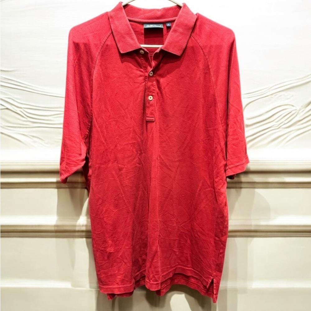 Bobby jones Men's Red Polo Shirt XL